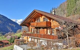 Bild eines Chalets in Kiental.